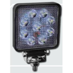 Lampa patrata - Lumina de lucru FLOOD cu 9 LED-uri Lampa patrata - Lumina de lucru FLOOD cu 9 LED-uri